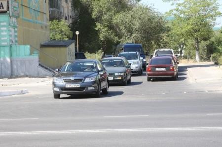 Центральную дорогу в Актау снова перекрыли