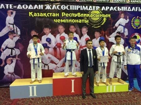 Мангистауские спортсмены стали первыми на чемпионате Казахстана по карате-до